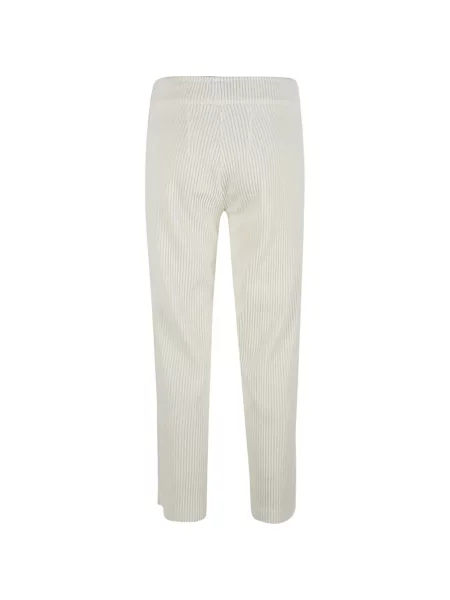 Pantaloni Avenue Montaigne de in alb