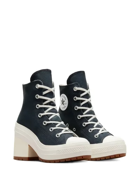 Zateplené tenisky Converse Chuck 70 na klínovém podpatku šedé