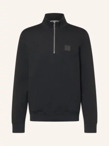 Calvin Klein Mikina S Límcem Troyer černá