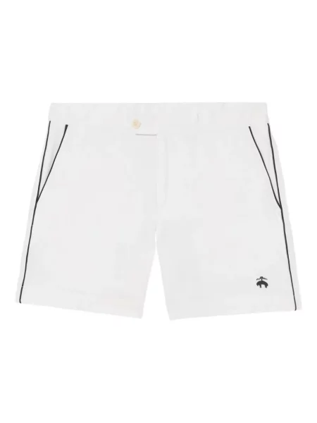 Pantaloni scurți de sport Brooks Brothers alb
