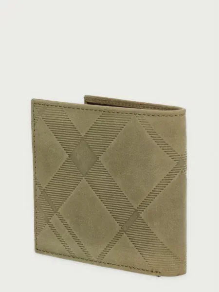 Barbour portofel pentru bărbați din piele verde