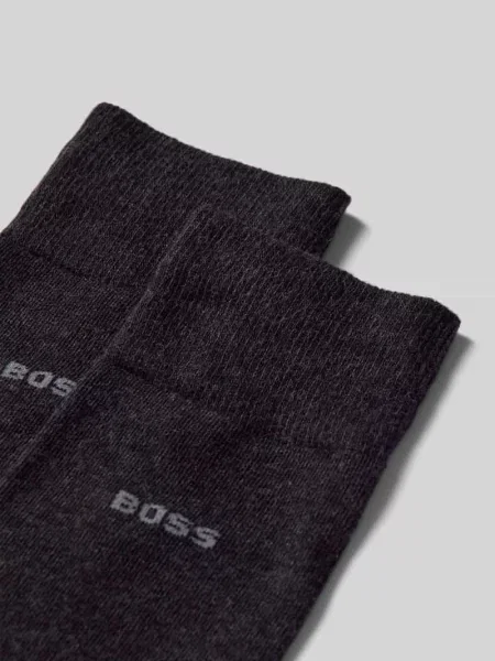 BOSS Skarpety w Mężczyźni jednolity szary