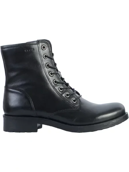 Geox Bocanci de piele negru