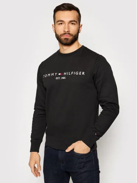 TOMMY HILFIGER Mikina námornícka modrá / červená biela čierna