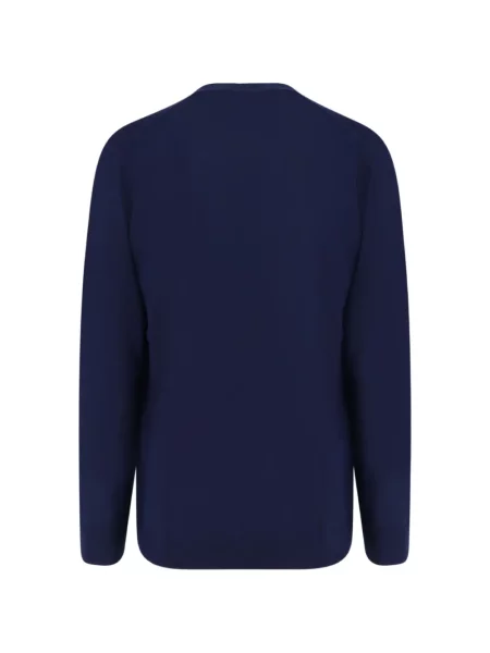 Kašmyro kardiganas Bramani Cashmere v formos iškirpte mėlyna