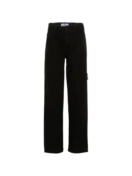 Spodnie dziecięce Stone Island czarne