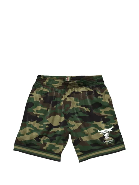 Pantaloni scurți Mitchell & Ness cu imagine cu model camuflaj verde