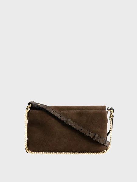 Замшевая сумка Zadig&voltaire коричневая