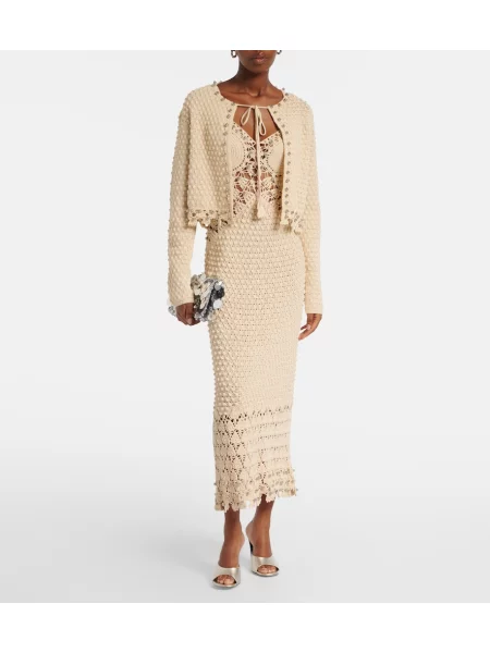 Cardigan Rabanne bej