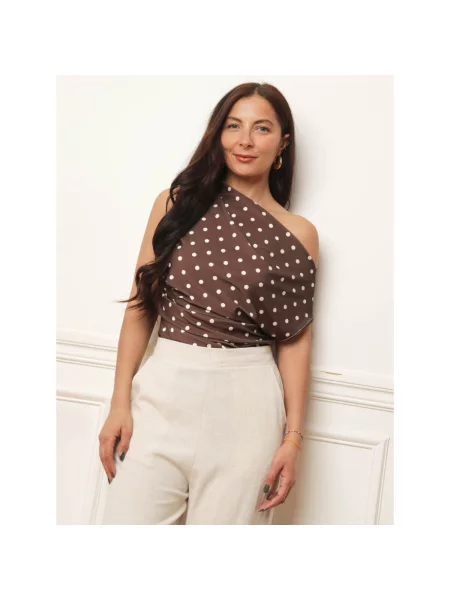 Top La Modeuse maro