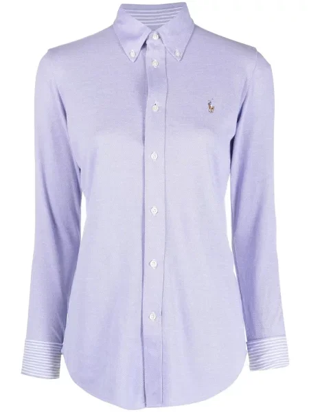 Μπλούζα Polo Ralph Lauren με κέντημα μπλε