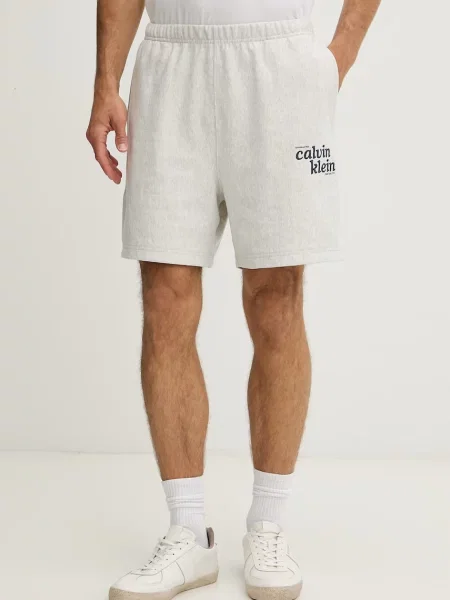 Calvin Klein Jeans pantaloni scurți de trening pentru bărbați cu gri