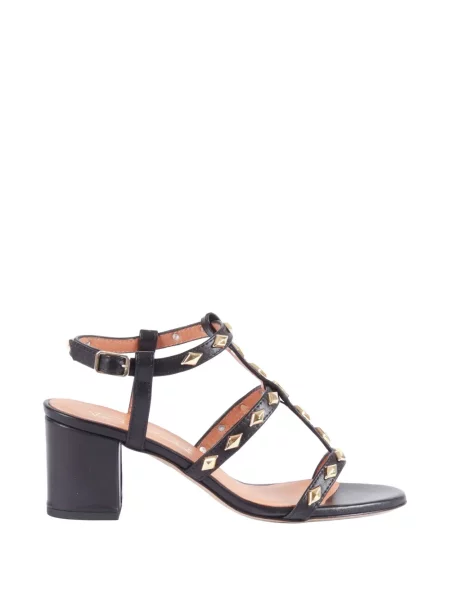 Sandale Via Roma 15 cu tepi negru