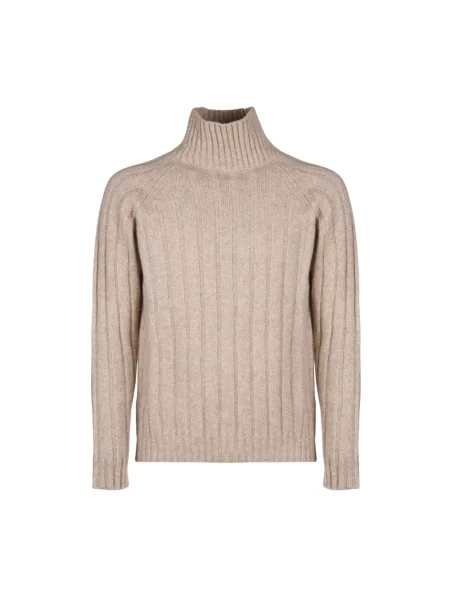 Sweter Roberto Collina wełniany beżowy