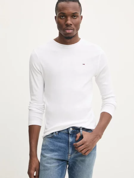 Tommy Jeans Longsleeve biała