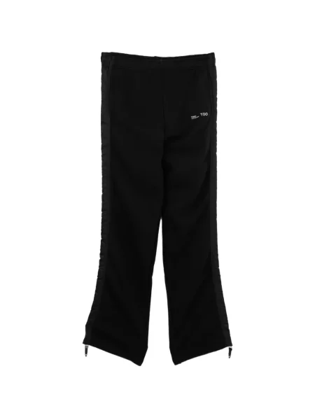 Pantaloni Toga din satin alergare negru