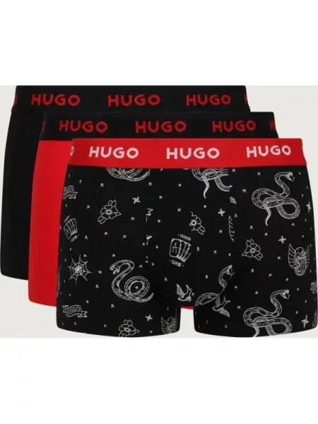 Boxeralsó Hugo Boss Trunk Design Multicolor M fekete