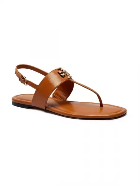 TORY BURCH De piele sandale ELEANOR maro