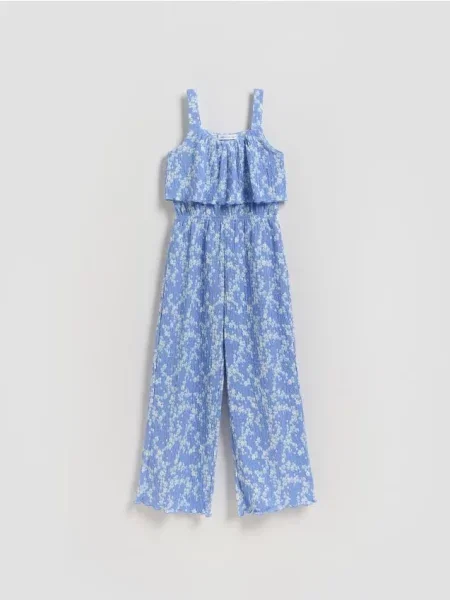 Reserved Комбінезон з широкими штанинами гіацинтовий 