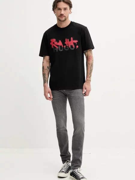 HUGO tricou din negru