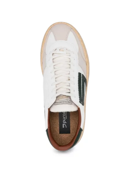 Sneakerși Puraai cu imagine alb