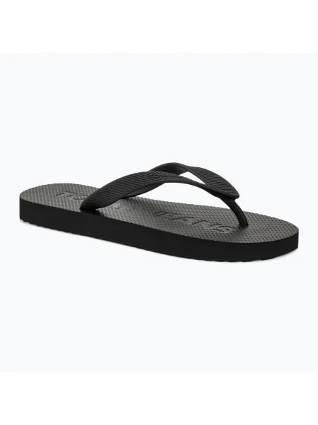 Дамски джапанки Tommy Jeans Logo Flip Flop black черно