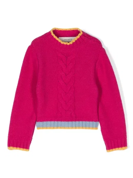 Sweter dziecięcy Simonetta różowy
