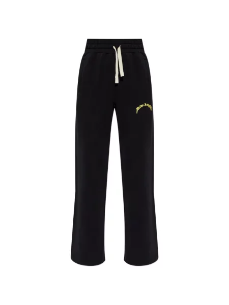 Pantaloni Palm Angels cu imagine alergare negru