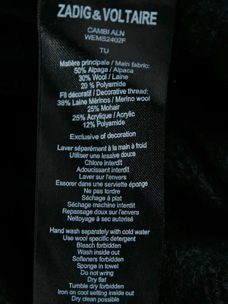 Cardigan Zadig&voltaire tricotate negru