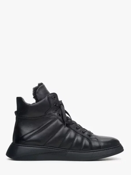 Шкіряні Черевики та чоботи Estro чорний