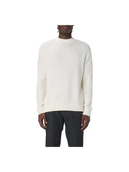 Sweter Emporio Armani z kaszmiru biały