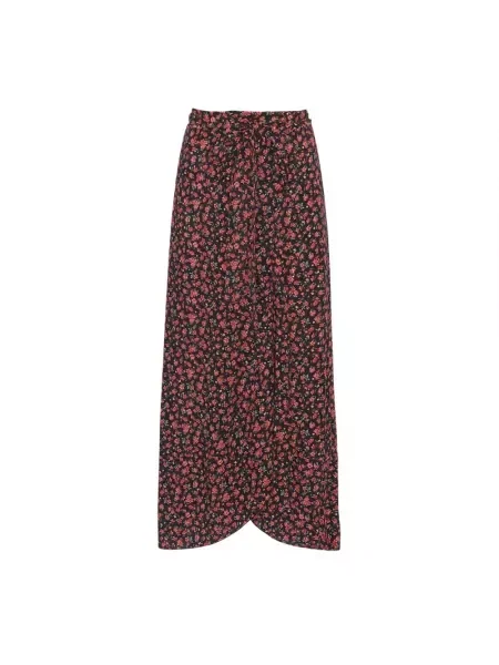 Maksi spódnica maxi American Dreams w kwiatki z falbankami