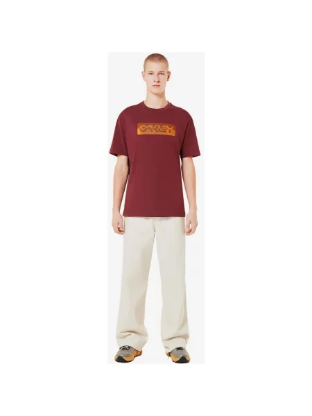 Koszulka Oakley Duality Tee Ciemnoczerwony S czerwona