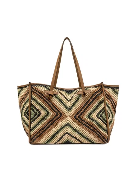 Shopperka Gianni Chiarini skórzana zielona