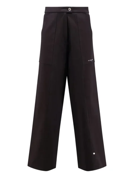 Kalhoty Ih Nom Uh Nit s potiskem černé