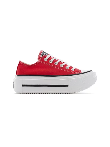 Converse Chuck Taylor All Star Lift Double Stack Platform Kobiety Buty sportowe Converse Size: 5 czerwony