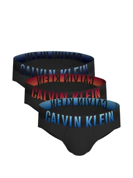 Chiloți multipac Calvin Klein cu autograf negru
