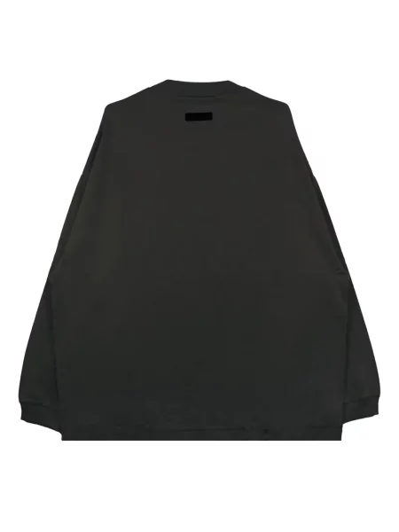 Μακρύς μπλούζα Fear Of God Essentials με κέντημα μαύρο