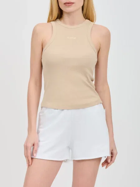 Майка Disclaimer бежева