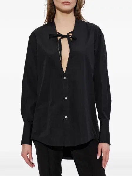 Πουκάμισο Maison Margiela γραβάτες μαύρο