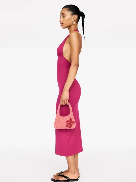 Pull&Bear Poletna obleka roza