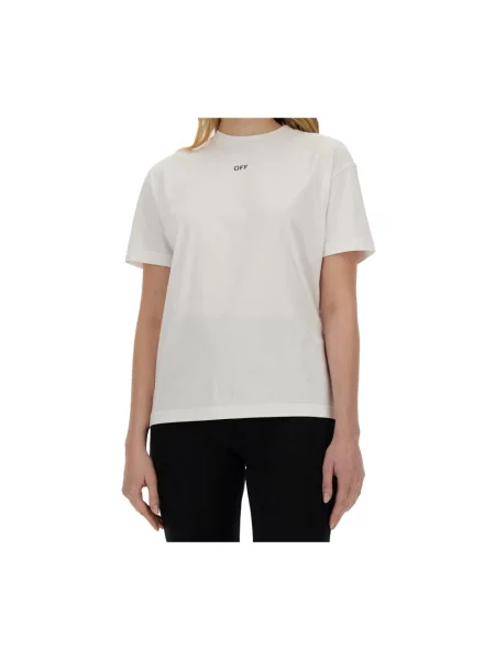 Koszulka Off-white z logo biała