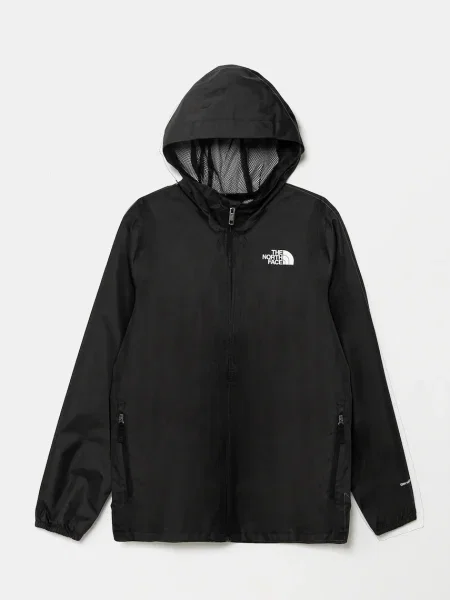 The North Face geaca copii TEEN ZIPLINE RAIN JACKET negru