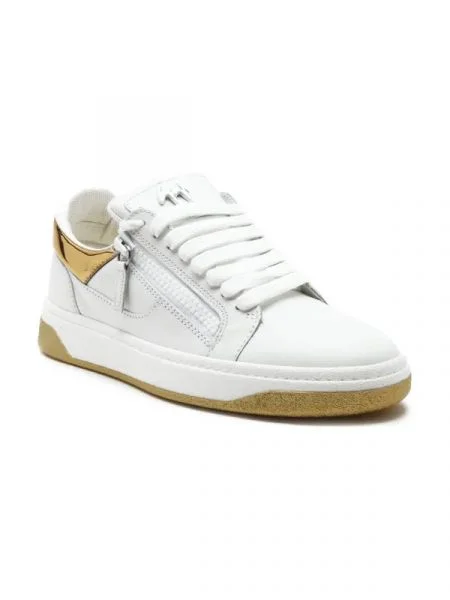 Giuseppe Zanotti Bőr sneakers tornacipő TALOGO fehér