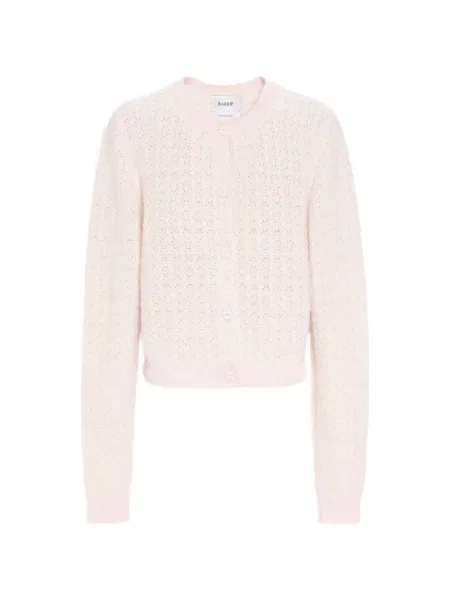 Cardigan Barrie din cașmir roz