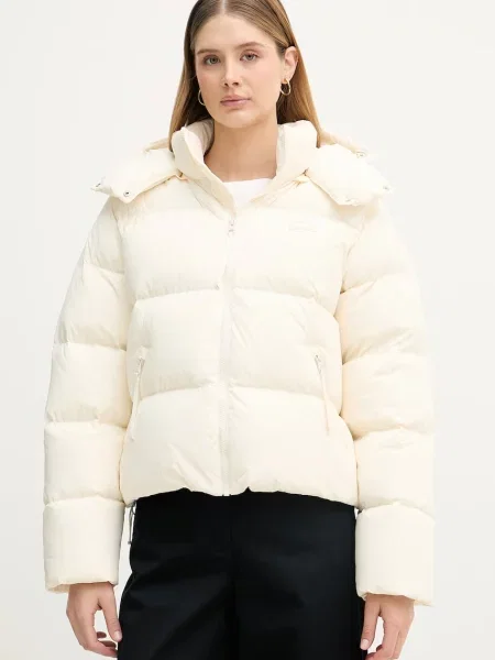 Lacoste kurtka puchowa beżowa