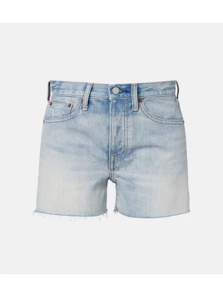 Pantaloni scurți din denim Polo Ralph Lauren albastru