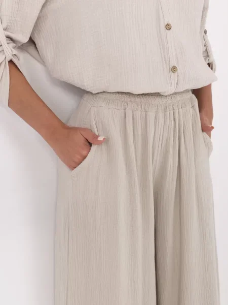 Pantaloni Italy Moda bej
