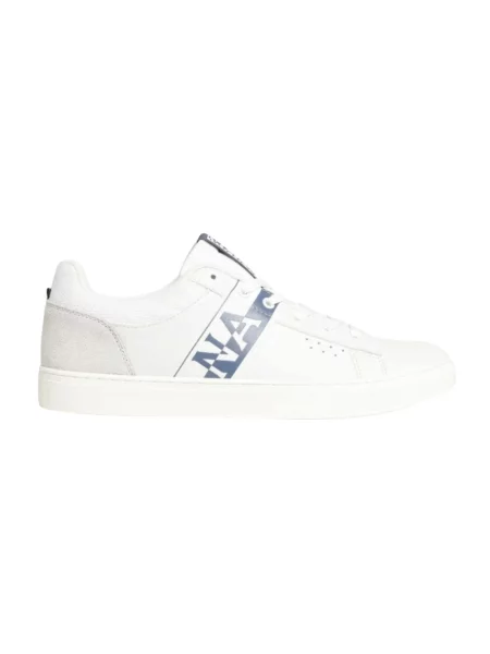 Sneakersy Napapijri skórzane białe
