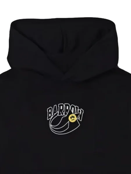 Bluza z kapturem dziecięca Barrow czarna